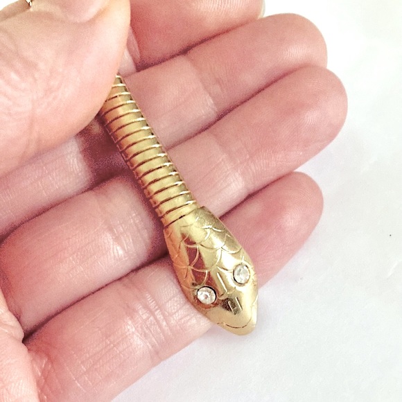 LAST ONE🎯Vintage 80’s Snake choker adjustable neck wrap lariat - Picture 4 of 6